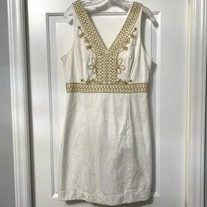 NWOT White Lilly Pulitzer shift dress
